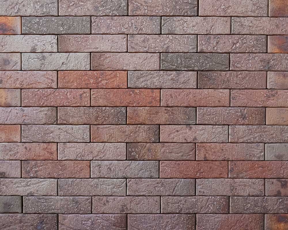 Кирпич Тайга Морион Юг Скала 1НФ - облицовочный, тёмно-коричневый